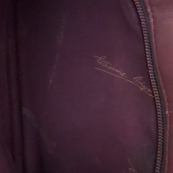 Vintage Etienne Aigner Weave Cloth and Leather Trim Shoulder Purse 7.5inHx11inW. - Picture 11 of 14